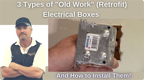 electrical old work box clock|3 Types of Old Work Electrical Boxes and How to Install Them.